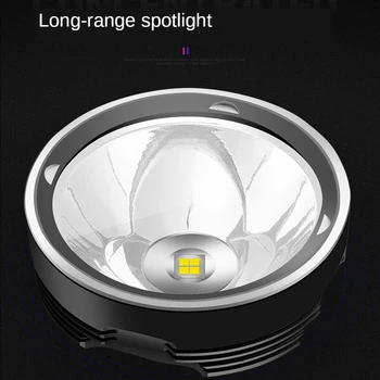Super Močna LED Svetilka L2 XHP50 Taktično Svetilko USB Polnilne Vodotesna Svetilka Ultra Svetla Luč za Kampiranje