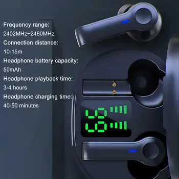 R22 TWS Bluetooth 5.0 Vodotesno Brezžično Polnjenje V uho Hi-fi Slušalke