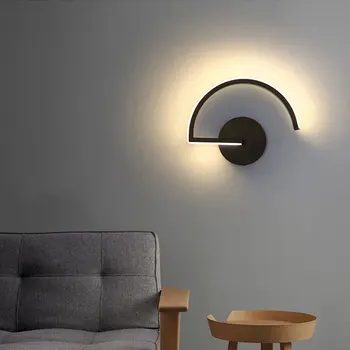 Sodobna dividuality ustvarjalnost LED stenska svetilka notranje dvorišče, hodnik, spalnica steno rov doma za izboljšanje železa stenske luči