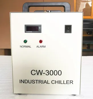 Lasersko graviranje stroj chiller CW3000 chiller graviranje stroj vretena hlajenje rezervoar za vodo črpalka za laserski rezalni stroj hlajenje