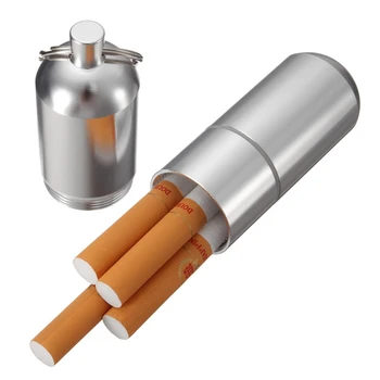 Najboljši Aluminij Zlitine Cigaret Imetnik Kapsula Primeru Nepremočljiva Tabletke Zobotrebec Držalo Za Ključe