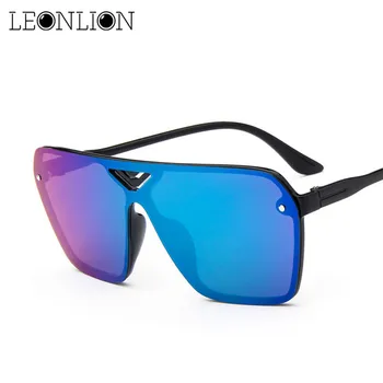 LeonLion 2021 Velik Okvir Pilotni Sončna Očala Ženske Oblikovalec Razkošje Moški/Ženske Sončna Očala Classic Vintage Oculos De Sol Feminino