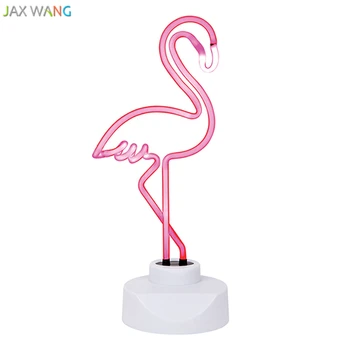 Pink Flamingo, Neon, Luči Ponoči Luči, namizne Svetilke, Ins Sebi Dar, Lučka Spalnica, Dnevna Soba Dekor Desk otroški Sobi Postelji Svetilko
