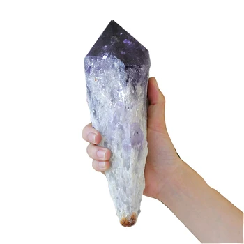 Super velikost Naravnih Ametist Quartz Crystal Grozdov Palico Točke Vzorcu Žezlo Super moči Duha Zdravilne energije Gemstone