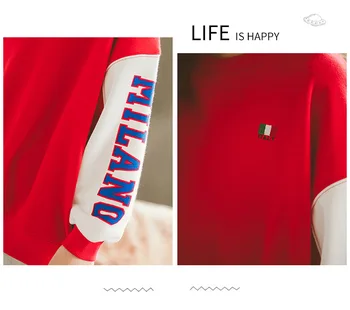 Korejski Slog Pletene Oversize Majica za Deklice 2020 Teen Dolgimi Rokavi Pulover s Kapuco Velikosti 8 10 12 14 15 let