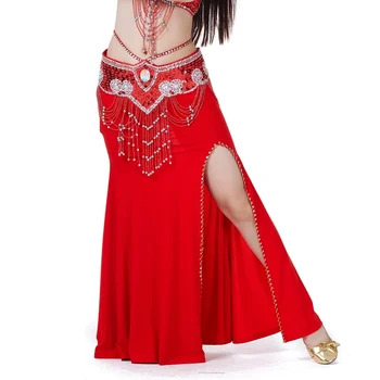 Seksi Strokovne Ženske Ples Trebuh Kostum Obleko Z Rezanimi Modal Bombažno Krilo Obleke 7 Barv L4 KR2