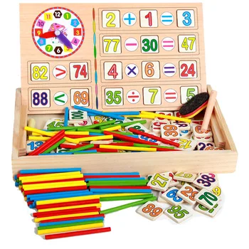 Matematika Igrače Nove Lesene Izobraževalne Število Matematični Izračun Igra, Igrača, Otroci, Učenje Polje Namizje otroci zgodnjega Učenja Izobraževalne Igrače