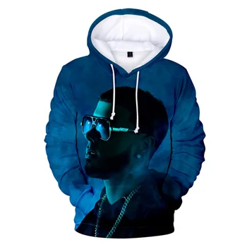 Anuel AA Moški pulover s kapuco 2020 Moda Pravi Hasta La Morjem Hoodies Majica Harajuku Hip Hop 3D Tiskanih Jeseni, Pozimi Dolg Rokav