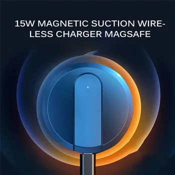 Za Magsafe iPhone 12 12Pro 12ProMax 12mini 15W telefon Magnetni polnilnik 2020 Blue Nov Modni Magnet Hitro Brezžično polnjenje