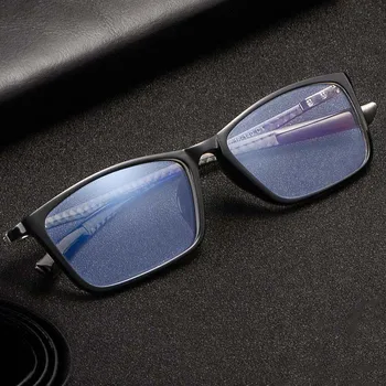 Ultralahkih Ogljikovih Vlaken Optičnih Očal Okvir Pregledno Poslovanje Kratkovidnost Očala Okvirji Kovinski Očala Clear Leče Moški