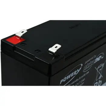 Powery GEL baterije združljiv s Panasonic model LC-R127R2PG1 12V za 7,2 ah