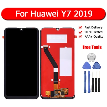 Zamenjava Za Huawei Y7 2019 LCD SNEMAJTE-LX3 SNEMAJTE-L23 SNEMAJTE-LX1 Zaslon, Zaslon na Dotik, Računalnike Zbora Za Huawei Y7 2019 Zaslon