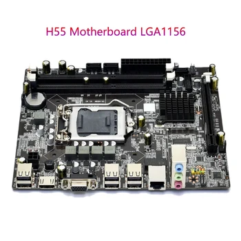H55 Motherboard LGA1156 DDR3 Podpira 8G SATA2.0 PCI-E X16, za LGA1156 Strežnik Serije