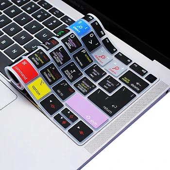 Logic Pro X Bližnjice Silikonsko Tipkovnico Pokrov Kože za MacBook Najnovejši Air 13
