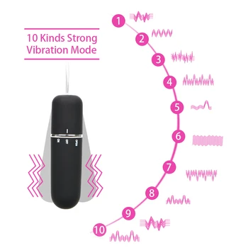VATINE 10 Frekvenca Prst Prstan Bullet Vibrator z Brezžičnim Daljinskim Nosljivi Hlačne Vibrator za Žensko, Ženska Masturbacija
