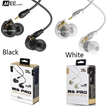 2016 Visoke kakovosti žično Šport Teče Slušalke MEE, Avdio M6 PRO Hi-fi in-Ear Monitorje s Snemljivo Kabli imajo tudi se215