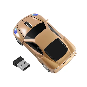 CHYI Gaming Miška 2,4 GHz 1600DPI Avto Obliko Brezžična Optična Miška Mini 3D Ergonomska PC Miši z USB Sprejemnik Za Otrok Darilo PC