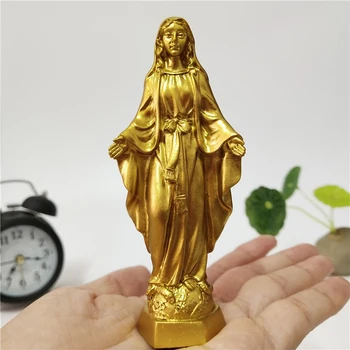 Zlati Kip Jezusa Madonna Figurice Devica Marija Kipi, Božični Okraski Za Dom Božično Darilo Okraski