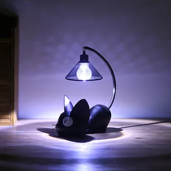 Ustvarjalne Romantično Žival Mačka Smolo Noč Svetlobe Obrti Namizno Dekoracijo Led Nočna Lučka Za Otroke Učenci Predstavijo Lučka Za Branje