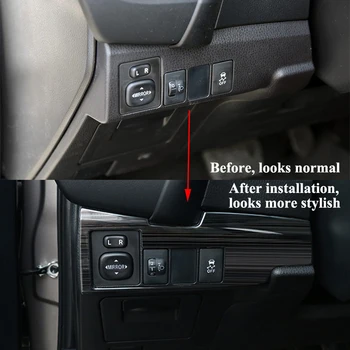 1pc SEEYULE Avto Rearview Mirror Preklopite Pokrov Dekoracijo Trim Okvir Nalepke Styling Pribor za Toyota Corolla-2018