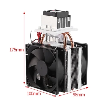 12V 6A Termo Peltier Polprevodniških Hladilnik za Hlajenje Hlajenje Sistem za Vgradnjo Hladilnika Ventilatorja Za Hlajenje Zraka