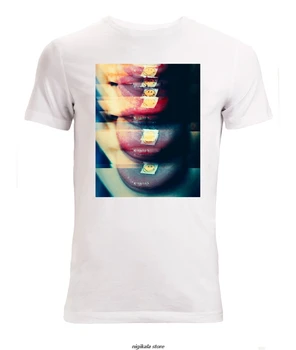 Modni T-Shirt Moški Oblačila Zamegljen LSD Droge Ljubimec Visoko Travo, Moški (ženska je na Voljo) T Shirt Beli Moški, Poletje Slog