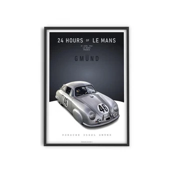 356SL Gmund Coupe Plakat dirkalnika, Slikarsko Platno, Tiskanje Doma Dekor Stenskih slikah, Za Dnevna Soba Dekoracijo brez okvirjev
