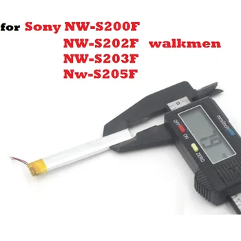 Nova Baterija za Sony Walkmen SZ-S200F S202F S203F S204F S205F MP3 3,7 V Li-Polymer Litij-Polimer Akumulator za Polnjenje