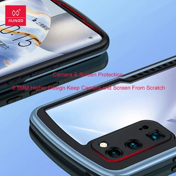 Xundd Primeru Telefon Za Huawei Honor 30S Primeru Shockproof Zaščitni Lupini Blazin Pregleden Mehko Telefon Kritje za Čast 30-IH Primeru