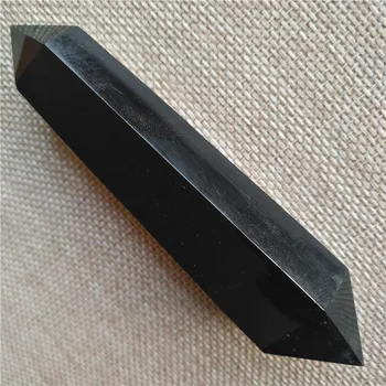 10 cm quartz crystal palico Naravnih Obsidian dekorativni kristali kristal čakro palico kamnov in kristalov