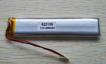 3,7 V 2200mAH visoka zmogljivost dolgo litij-polimer baterija 822199 zunanji zvočnik LED luči
