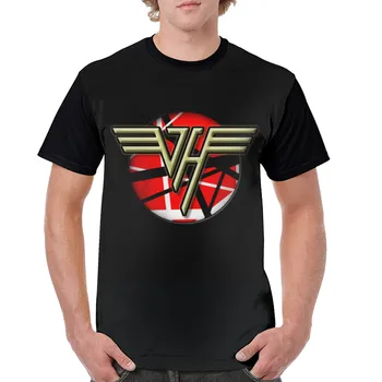 Novo Van Halen 5150 T Srajce Za Moške Majica Osebno Moda Krog Vratu Prugasta Kratek Rokav Poletje Visoke Kakovosti majica