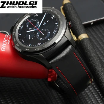 22 mm Usnje zapestnica Za Huawei Watch GT magic straže 2pro pametno gledati poslovni slog zamenjava 2v 1 usnje silikonski trak