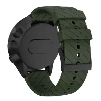24 MM silicij Watch Trak Za Suunto9 Spartan Šport HR Watch Band Suunto 9 Baro Hitro Sprostitev Trak Prečna gume moških Watchband