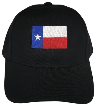 Tiskani Texas Državna Zastava Nastavljiv Baseball Cap Caps Klobuk Klobuki ZDA UT Longhorns Črna