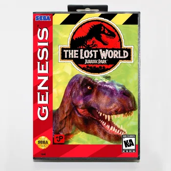 Izgubljeni Svet Jurassic Park Igra Kartuše 16 bit MD Igra Kartice Z Drobno Polje Sega Mega Drive Za Genesis