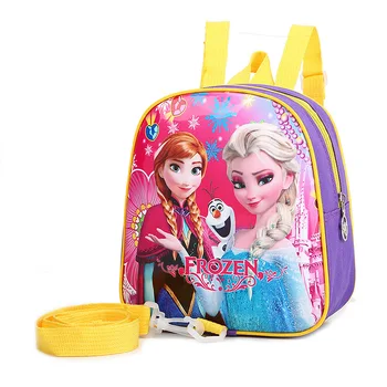 Disney princesa otroški nahrbtnik za vrtec anti-izgubil nahrbtnik Zamrznjene Elsa baby torbici dekle, fant vrečko risanka vrečko šola