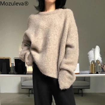 Kašmir puloverju plesti pulover ženske, zimska oblačila korejski plus velikost prevelik pulover Batwing Sleeve Solid Priložnostne moda 2020
