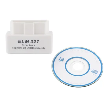 Visoka kakovost Avto Auto Vmesnik optični bralnik Mini ELM327 OBD2 II Bluetooth Diagnostično Orodje, Združljivih Telefonov smart scan orodje, vroče prodaje