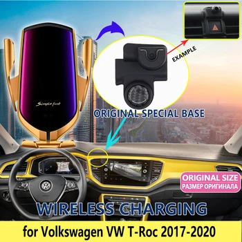 Avto, Mobilni Telefon, Držalo za Volkswagen VW T-Roc TRoc T Roc 2017 2018 2019 2020 Telefon Nosilec Zraka Vent Dodatki za iphone