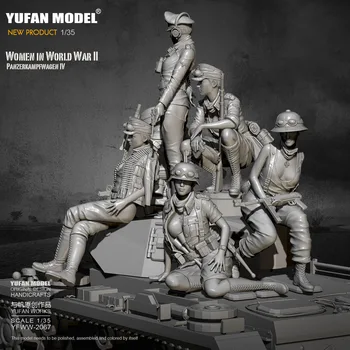 1/35 Yufan model Smolo, Model Tank soldier lepoto self-assembled ( 6 pec set)YFWW-2067