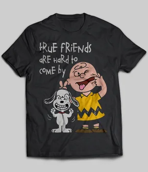 Pravi Prijatelji So Težko dobiti (arašidi) t-majica moška t-shirt Kratek Rokav