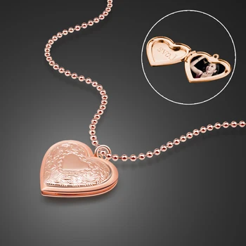 Rimski slog 925 sterling srebro rose zlata ogrlica elegantna vzorec obesek design ogrlica spominsko darilo foto polje nakit