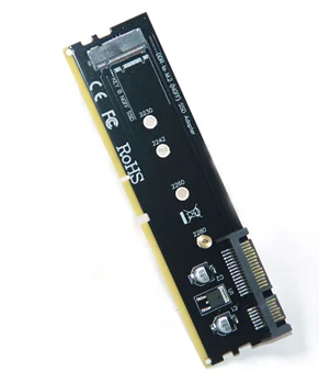 L DDR4 3 2 da M2 SATA SSD Adapter M. 2 NGFF B Tipka Riser Card SATA 15Pin Moč SATA 7Pin Podatki Vrata Podporo 2242 2260 2280 M. 2 SSD