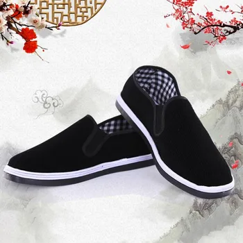 Stari Pekingu krpo čevlje moške ročno večplastno dno čevlji priložnostne čevlji ravno non-slip enotni športni copati ženske