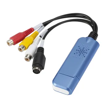 Za Easycap USB 2.0 Enostavno Skp Avdio Zajem Video Adapter za VHS DVD, DVR TV Kartico za Zajemanje Pretvornik Podpira Win 10 Za MAC, IOS Pogon