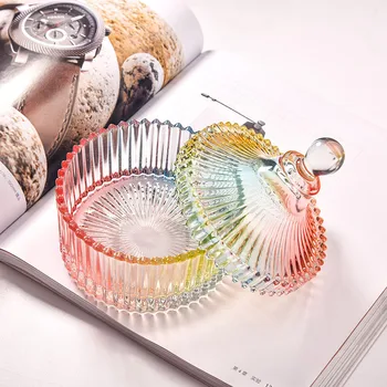 Jasno, Kristalno Rezervoar, Ustvarjalne Glass Candy Čaj Za Shranjevanje Kozarcev Skandinavski Slog Praktično Prigrizek Sveže Pločevinke Domači Kuhinji Dekoracijo