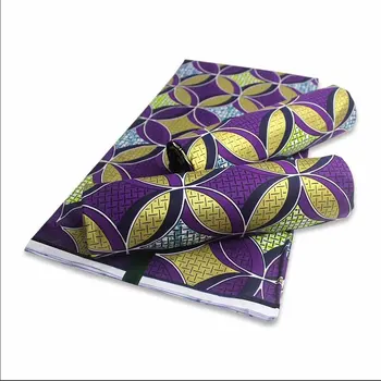 Visoka Kakovost Afriške Ženske vosek tiskanje tkanine pravi Ankara zlato vosek Nigerijski Slog bombaž Afriške vosek tkanin