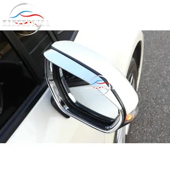 Za Toyota Corolla 2020 2* Strani stranska Ogledala Vzvratna Ogledala, Dež Obrvi Okrasite Okvir Trim