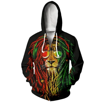 2020 nova modna majica moški/ženske 3d hoodies majica harajuku tiskanja rock, hip hop pevec bob marley reggae oblačila ulične-7
